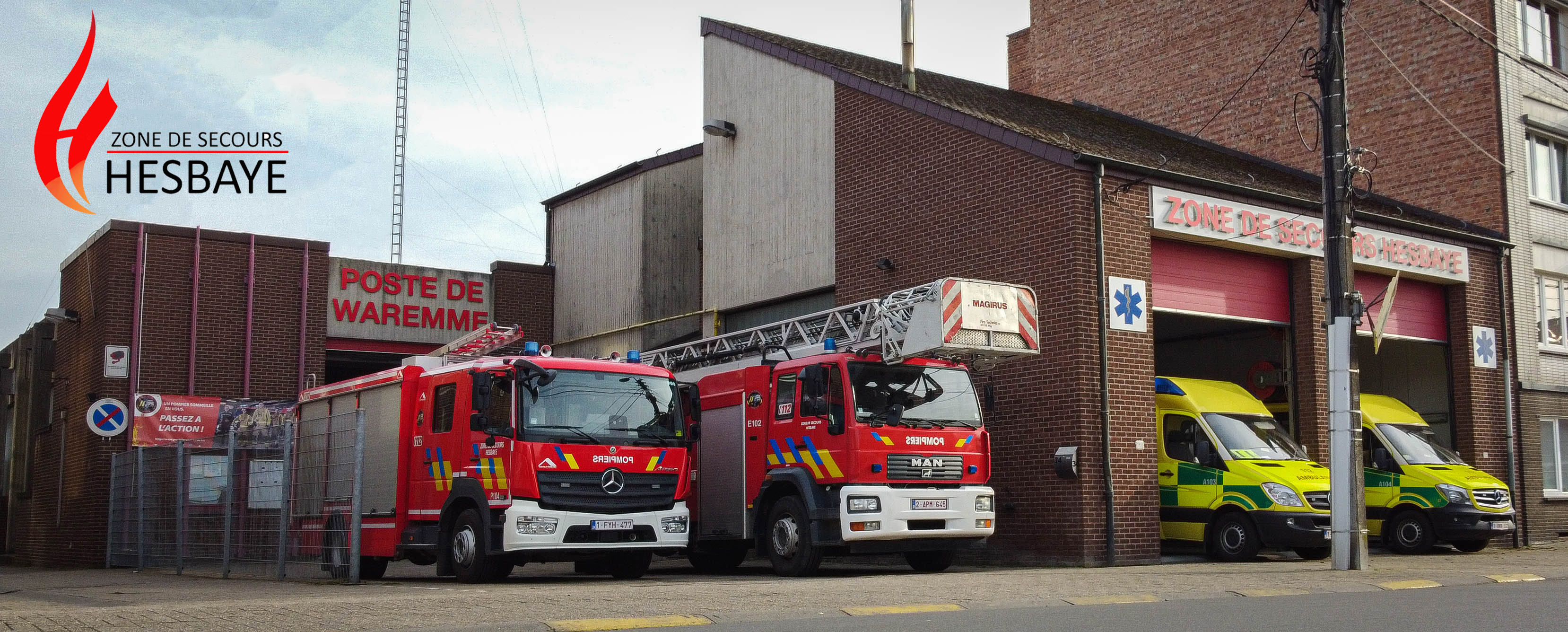 Poste de Secours Waremme – La Zone de Secours Hesbaye 